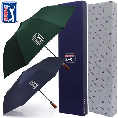 PGA 2단자동+3단완전자동 빈티지우드 세트