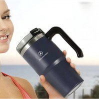 LED 온도계 텀블러+ 타올 수건 행주, 보온 보냉 스텐 텀블러 900ml 머그컵, 판촉 선물 사은품 답례품 기념품 머그, 돌잔치 등산