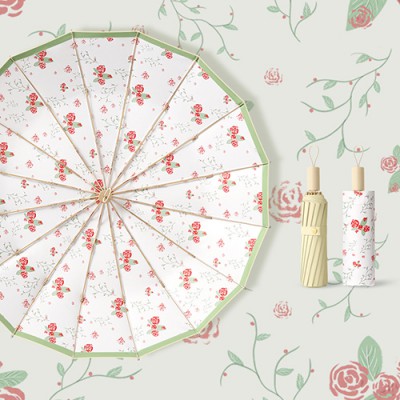 명품 프렌치 밀크 3단 양우산