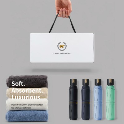 잭니클라우스 3단 암막 + 호텔수건 160g(국산) 선물세트