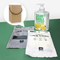 주방세제 선물세트 슈가버블 친환경 주방세제 니트릴장갑