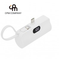 CPM LCD 디스플레이 도킹형 보조배터리 5000mAh