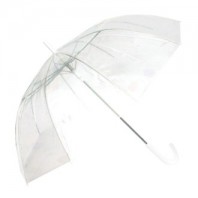 60 고급 투명우산 (곡자손잡이)