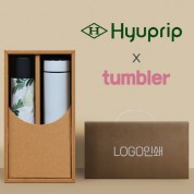 협립3단 뉴플라워즈 완전자동 양우산 + 스마트온도계 텀블러-세트