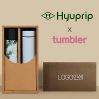 협립3단 뉴플라워즈 완전자동 양우산 + 스마트온도계 텀블러-세트