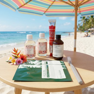 부케가르니 샴푸 바디워시 마스크팩 여행용 7종세트