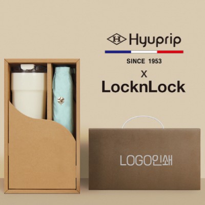 협립3단50 카본6K 초경량 고밀도 암막 수동 우양산+락앤락메트로카페