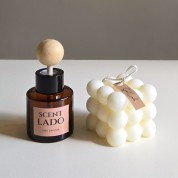 센트라도 미니 차량용 디퓨저 50ml+오브제 캔들 세트