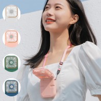 레트로 컬러 넥밴드 탁상겸용 선풍기 3000mh (4가지컬러)