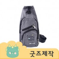 ZA537 [커스텀굿즈] 풀오버인쇄 스타일리쉬 시티 숄더백 (박스제작가능)