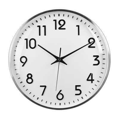 300 심플볼록입체숫자알미늄벽시계