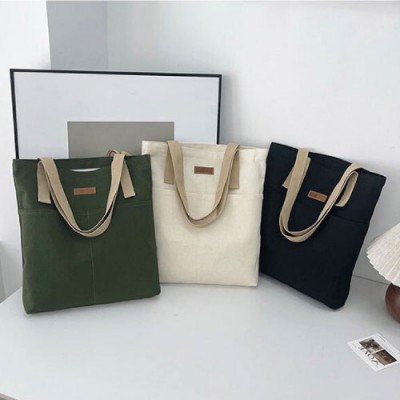 뉴에이커 투포켓 에코백