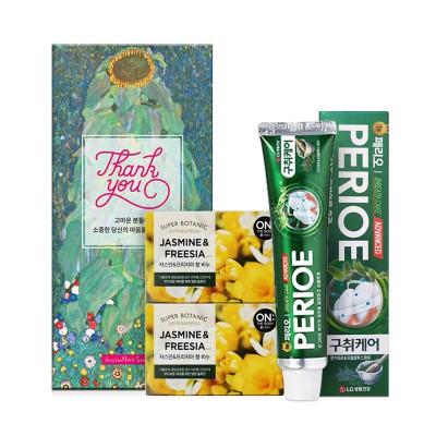 엘지 페리오 브래쓰 치약 1p+비누2p