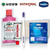 유시몰 유덴트세트 8호(치약20g+알칫솔1개+가글15ml+바세린립밤스틱)