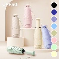 WB019 비단비 5단 6K 그립 핸들 UV 양우산