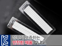 투명사각 백색원형미두연필5p