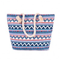 제이탑 패턴 포인트 다용도 에코백