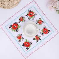 로페리아 여성 꽃무늬패턴 손수건(30*30cm)(0217625)