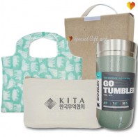 스탠리 친환경3종세트 21호(고진공텀블러+특대형시장가방+에코파우치)