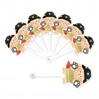 캐릭터 7쪽 방화복 일구 부채 (기성)