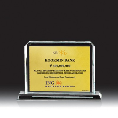 2468 크리스탈 상패 (200*140*50mm)