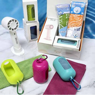 아이스 (((넥 쿨러 스카프+ 냉감 쿨 타올+ 손 선풍기)))+사은품 레디백/// 냉각 미니선풍기 휴대용선풍기 손선풍기