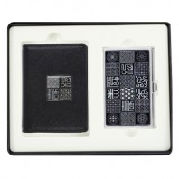 수복자개가죽명함지갑+수복문자도자개명함