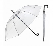 무표 65자동 POE 엣지바이어스 투명 장우산