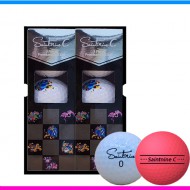 세인트나인 C 6구세트 (3pc) 세인트나인 골프공 6구 캐릭터 골프공 6구