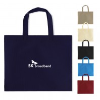 부직포가방 스탠드 가로형 W1 350x300x80 // 로고인쇄