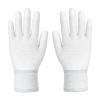 화이트 나일론 PU 탑 코팅 장갑(국산)