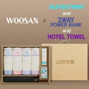 가르시아 3단60 10K 초고밀도 완전자동우산 +협립눈꽃타월타월4P+선크림+배터리-세트