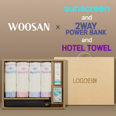 가르시아 3단60 10K 초고밀도 완전자동우산 +협립눈꽃타월타월4P+선크림+배터리-세트