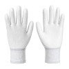 화이트 폴리 PU 팜 코팅 장갑(국산)