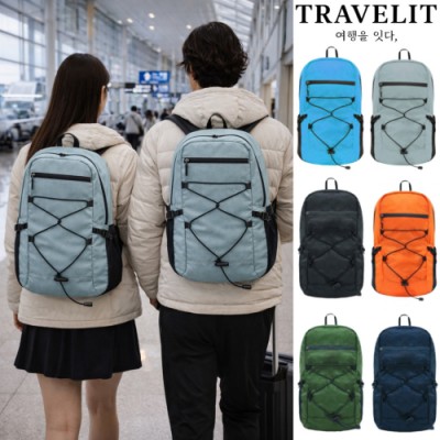 트래블잇 프리미엄 에어 폴딩백팩 PAB-02 초경량 등산가방-그레이