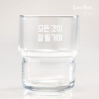 각인글라스 로그스텍 300ml (레이저인쇄)