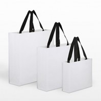 타포린가방 종이 화이트 (소,중,대)