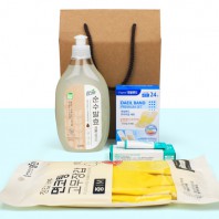 주방세제 프리미엄 대일밴드(오리지널+방수밴드) 연고 고무장갑 4종 선물세트