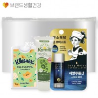 브생건367호 3종세트(크리넥스 안심 손소독 스프레이+카밀 핸드크림+멘소래담 딥 모이스트 립밤)