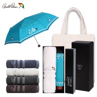 아놀드파마 3단늄수동핑구,실버라인뱀부180타올세트(0215413)