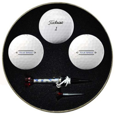 원형 타이틀리스트 투어스피드 3구 자석티세트