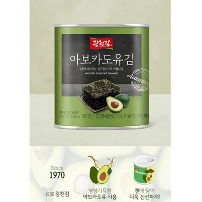 광천김 맛과 향가득 김선물 김세트(아보카토유 김 30g 캔김) 설선물 추석선물 선물세트 답례품