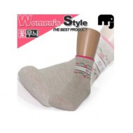 국산 숙녀용 꽃무늬 양말1P세트