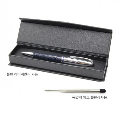 고급볼펜 가죽펜+케이스 레이저각인 볼펜 인쇄볼펜