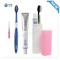 뉴따봉 애경2080클린미세모 2080화이트치약 치간1p 칫솔치약세트