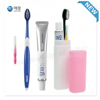 뉴따봉 애경2080클린미세모 2080화이트치약 치간1p 칫솔치약세트