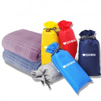 나염술통  파우치 + 도비클래식 담요