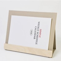 자작우드스틱 북타입 탁상달력(심플/위클리스케줄)