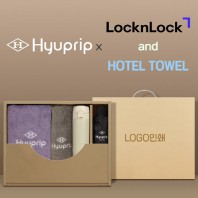 협립3단베이직 완전자동우산 +협립코마바스타월1P+협립호텔코마170타월1P+락앤락슬림핏원터치텀블러