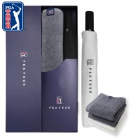 PGA 2단완전자동 암막 우양산+260g 코마사 면사타올 세트